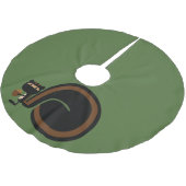 Ninja Squirrel Kerstboom Rok (Gekanteld)