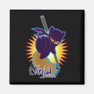 Ninja Squirrel Magneet