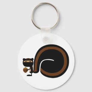 Ninja Squirrel Sleutelhanger