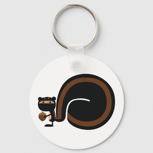 Ninja Squirrel Sleutelhanger (Voorkant)