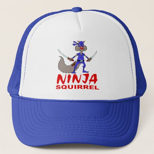 Ninja Squirrel Trucker Pet (Voorkant)