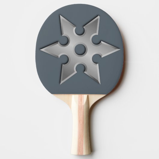 Ninja Star Ping Pong Paddle Tafeltennisbatje (Achterkant)