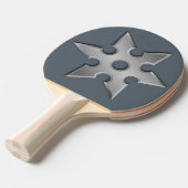 Ninja Star Ping Pong Paddle Tafeltennisbatje (Voorkant Gekanteld)