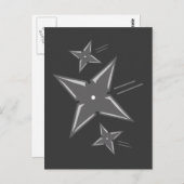 Ninja Stars Briefkaart (Voorkant / Achterkant)