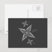 Ninja Stars Briefkaart (Voorkant / Achterkant)