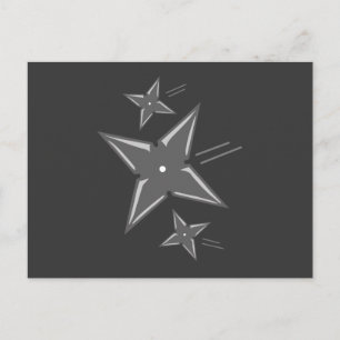 Ninja Stars Briefkaart