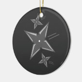 Ninja Stars Keramisch Ornament (Links)