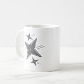 Ninja Stars Koffiemok (Voorkant links)