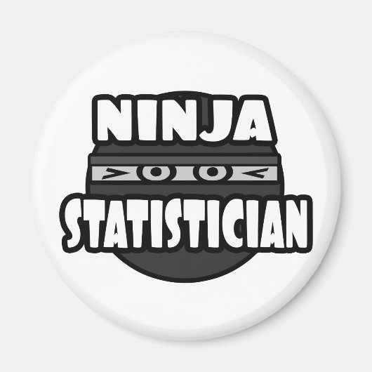 Ninja Statisticus Magneet (Voorkant)