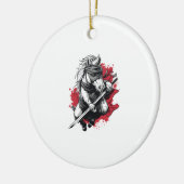 Ninja Stealth Eenhoorn (1) Keramisch Ornament (Links)
