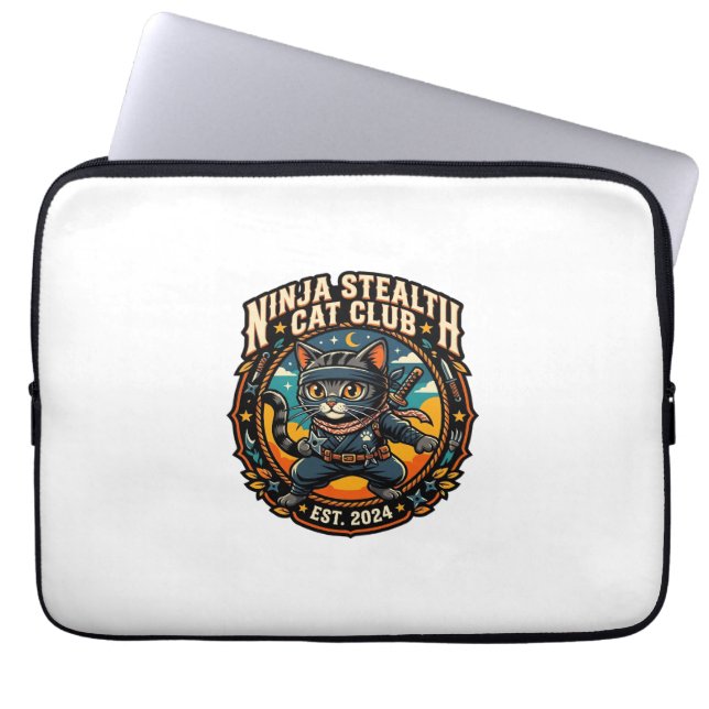 Ninja Stealth Kat Kata Moeder Cadeau Idee - Ninja  Laptop Sleeve (Voorkant)