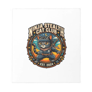 Ninja Stealth Kat Kata Moeder Cadeau Idee - Ninja Notitieblok