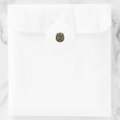 Ninja Stealth Kat Kata Moeder Cadeau Idee - Ninja Ronde Sticker (Tas)