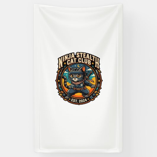 Ninja Stealth Kat Kata Moeder Cadeau Idee - Ninja  Spandoek (Verticaal)