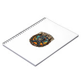 Ninja Stealth Kat Katachtige Moeder Cadeau Idee - Notitieboek (Linkerzijde)