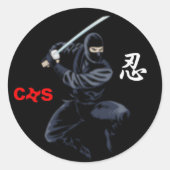 ninja sticker (Voorkant)