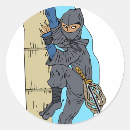 Ninja Sticker (Voorkant)