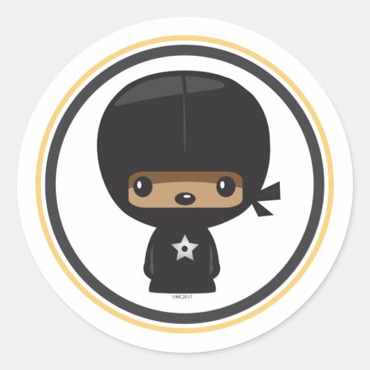 Ninja Sticker (Voorkant)