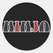 Ninja Sticker (Voorkant)