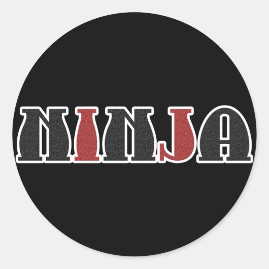Ninja Sticker (Voorkant)