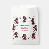 Ninja stijl kinder meisjesachtige verjaardag bedankzakje (Voorkant)