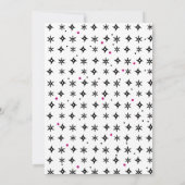 Ninja stijl kinder meisjesachtige verjaardag kaart (Achterkant)