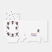 Ninja stijl kinderverjaardag bedankdoosjes (Uitgevouwen)