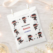 Ninja stijl kinderverjaardag bedankzakje (Geknipt)