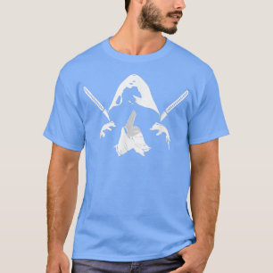 Ninja-strijder bushido samurai sword martia t-shirt