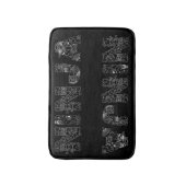 Ninja Superb Text Art Badmat (Voorkant Verticaal)