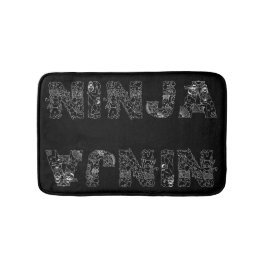 Ninja Superb Text Art Badmat