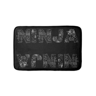 Ninja Superb Text Art Badmat