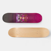 Ninja Sword Girl Echo Paars Persoonlijk Skateboard (Horizontaal)