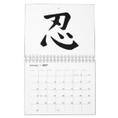 Ninja Symbol Kalender (Jan 2027)
