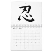 Ninja Symbol Kalender (Feb 2027)