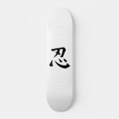 Ninja Symbol Persoonlijk Skateboard (Voorkant)