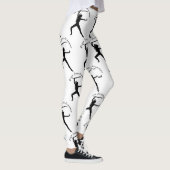 Ninja Szwaardvrouw Silhouette Thunder_Cove Leggings (Rechts)