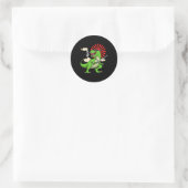 Ninja T-rex Funny Japanese Style Art Sticker (Tas)