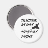 NINJA-TEACHER MAGNEET (Voorkant / Achterkant)