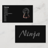 Ninja-template voor visitekaartjes (Voorkant / Achterkant)