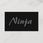 Ninja-template voor visitekaartjes (Achterkant)