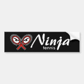 ninja tennis bumper sticker (Voorkant)