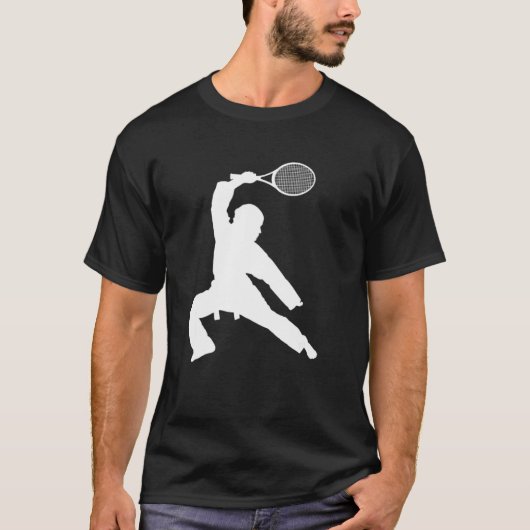 Ninja tennisspeelster t-shirt (Voorkant)