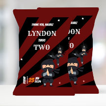 Ninja Thema Verjaardag Chip Bag Ninja Party Favori