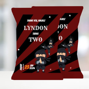 Ninja Thema Verjaardag Chip Bag Ninja Party Favori Flyer