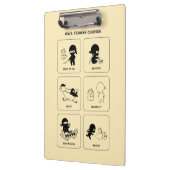 Ninja-trainingscursussen, aangepaste kleur klembord (Links)