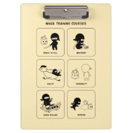 Ninja-trainingscursussen, aangepaste kleur klembord