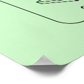 Ninja-trainingscursussen, aangepaste kleur poster (Hoek)