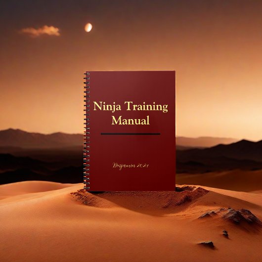 Ninja Trainingshandleiding Notitieboek Persoonlijk