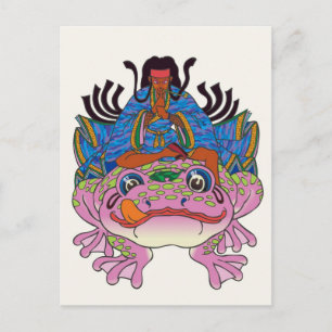 Ninja Tsukikage 忍 者 月 景 Briefkaart